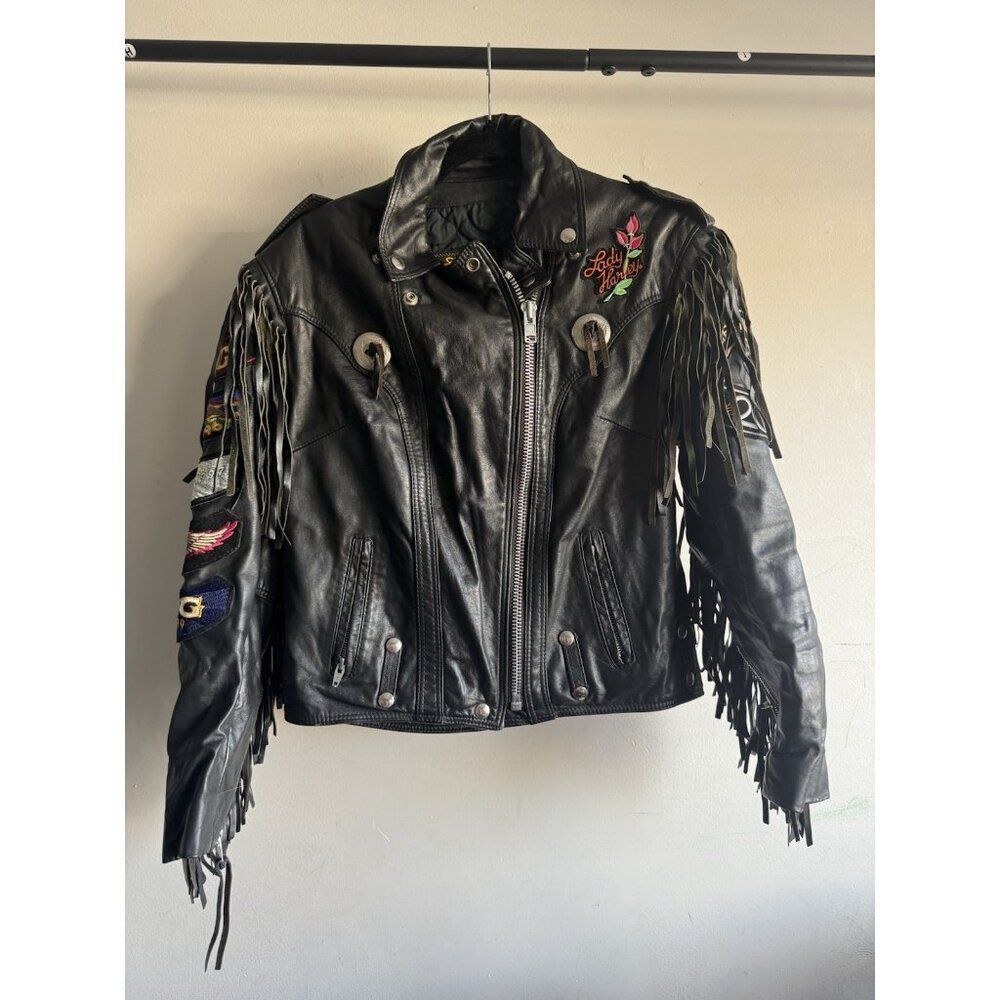 Vintage‎ Harley-Davidson (HOG) Women’s Small (20x25) Authentic Leather Jacket.